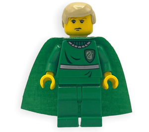 LEGO Draco Malfoy med Grøn Slytherin Quidditch Uniform og Gul Hoved Minifigur