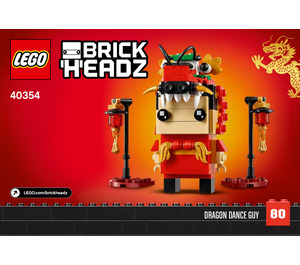 LEGO Dragon Dance Guy Set 40354 Instructions