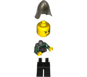 LEGO Drage Ridder Scale med Lænke Mail og Bælte Minifigur