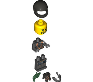 LEGO Drachen Knight mit Goatee Minifigur