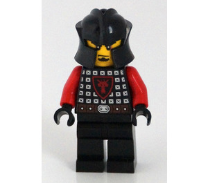 LEGO Draak Ridder met Scale Mail en Cheek Protection Helm, Bushy Eyebrows Minifiguur