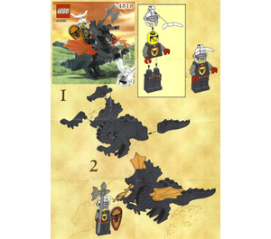 LEGO Drachen Rider 4818 Instructions
