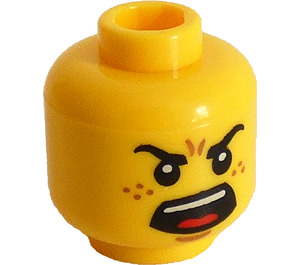 LEGO Dragon Suit Guy Minifigure Head (Recessed Solid Stud) (3626 / 37666)