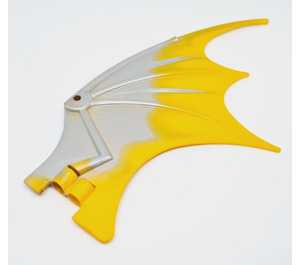 LEGO Drachen Flügel 19 x 11 mit Gelb Trailing Kante (51342 / 57004)
