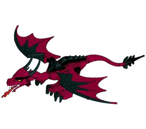 LEGO Dragon with Red Head
