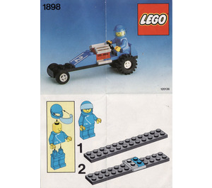 LEGO Dragster Set 1898 Instructions