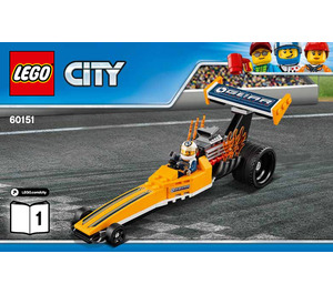 LEGO Dragster Transporter Set 60151 Instructions