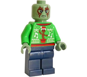 LEGO Drax med Jul Jumper Minifigur