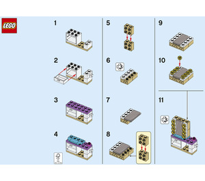 LEGO Dressing Table 562005 Instrukce