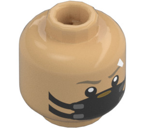 LEGO Drift Minifigure Head (Recessed Solid Stud) (3274 / 109229)