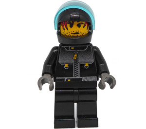 LEGO Sjåfør Actor med Svart Hjelm Minifigur