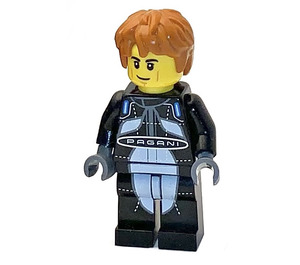 LEGO Driver Pagani Utopia with Hair Minifigure