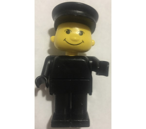 LEGO Řidič s Černá Čepice Minifigurka