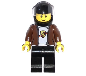 LEGO Driver mit Porsche Shirt Minifigur