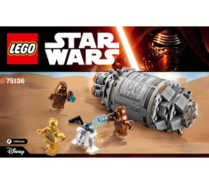 LEGO Droid Escape Pod Set 75136 Instructions