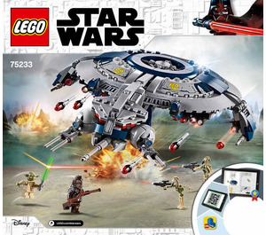 LEGO Droid Gunship Set 75233 Instructions