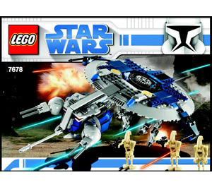 LEGO Droid Gunship Set 7678 Instructions