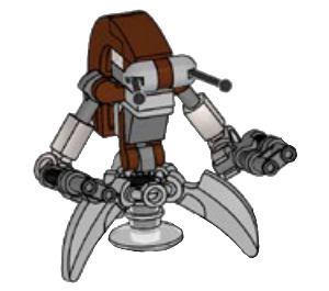 LEGO Droideka s Šedá Drápy Minifigurka