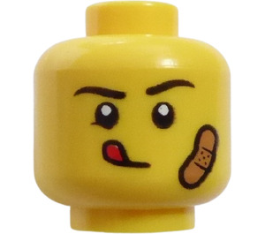 LEGO Drone Boy Head (Recessed Solid Stud) (3626)