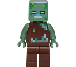 LEGO Drowned Zombie Figurine