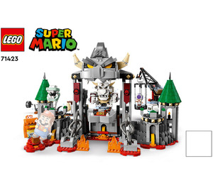 LEGO Dry Bowser Castle Battle 71423 Instrukce