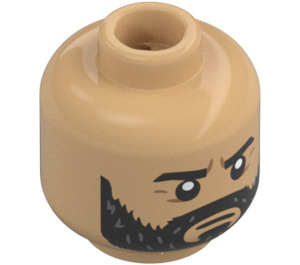 LEGO Duke Leto Atreides Minifigure Head (Safety Stud) (3274 / 107164)