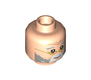 LEGO Dumbledore Head (Recessed Solid Stud) (3626 / 39629)