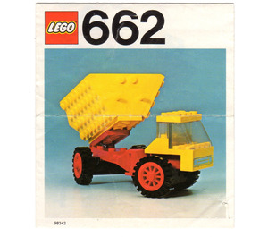 LEGO Dump Truck Set 662-1 Instructions