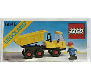 LEGO Dump Truck 6648-2 Instructions