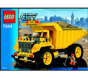 LEGO Dump Truck Set 7344 Instructions