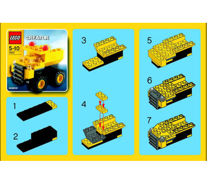 LEGO Dump Truck 7603 Instructions