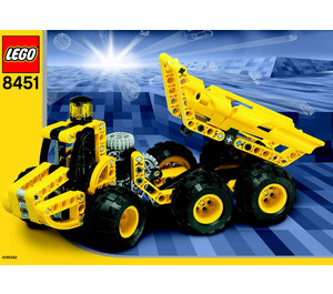 LEGO Dump Truck Set 8451 Instructions