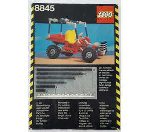 LEGO Dune Buggy Set 8845 Instructions