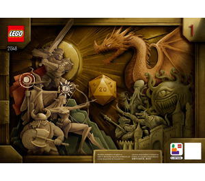 LEGO Dungeons & Dragons: Red Dragon's Tale 21348 Istruzioni