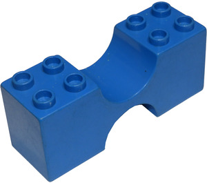 LEGO Duplo Bleu Double Arche
 2 x 6 x 2