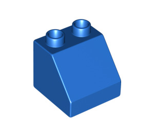 LEGO Duplo Blauw Helling 2 x 2 x 1.5 (45°) (6474 / 67199)