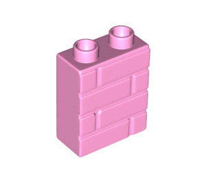 LEGO Duplo Brique 1 x 2 x 2 avec Brique mur Modèle (25550)