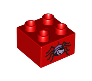 LEGO Duplo Brick 2 x 2 with Spider (3437 / 15944)
