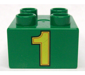 Bricks 3437 7586 Six yellow Blocks 2X2 Lego Duplo UsedSpares