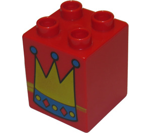 LEGO Duplo Brick 2 x 2 x 2 with Crown (31110)