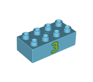 LEGO Duplo Brick 2 x 4 with 3 (3011)