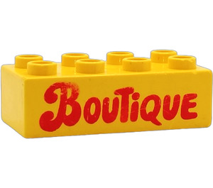 LEGO Duplo Brique 2 x 4 avec Boutique (3011)
