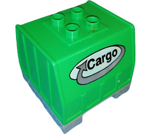 LEGO Duplo Bright Green Code Pallet Lower P.2 (42400)