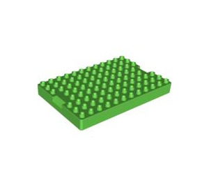 LEGO Duplo Vert clair Couvercle 8 X 12 Duplo (93607)