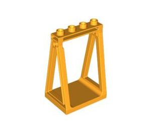 LEGO Duplo Bright Light Orange Duplo Swing Stand (6496)