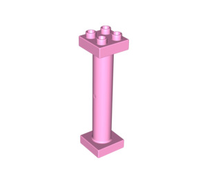 LEGO Duplo Bright Pink Column 2 x 2 x 6 (57888 / 98457)