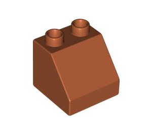 LEGO Duplo Donkeroranje Helling 2 x 2 x 1.5 (45°) (6474 / 67199)