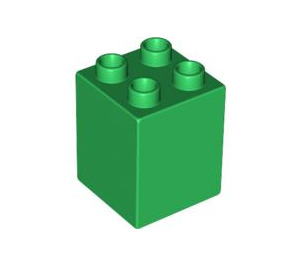 LEGO Duplo Green Brick 2 x 2 x 2 (31110)