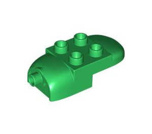 Duplo Green Engine 4 x 1 x 2 with Pin 8 MM (62679)