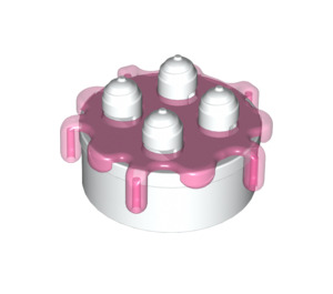 LEGO Duplo Layer Cake avec Dark Pink Icing (35682 / 76317)